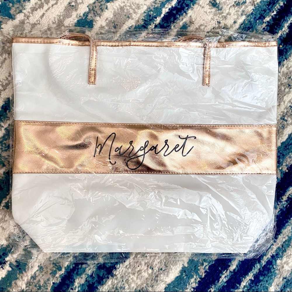 Margaret Tote Bag Rose Gold